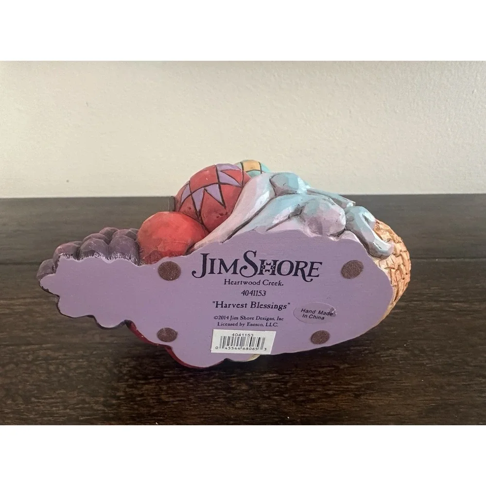 Jim Shore Pint Sized Harvest Blessings Cornucopia 2014‎